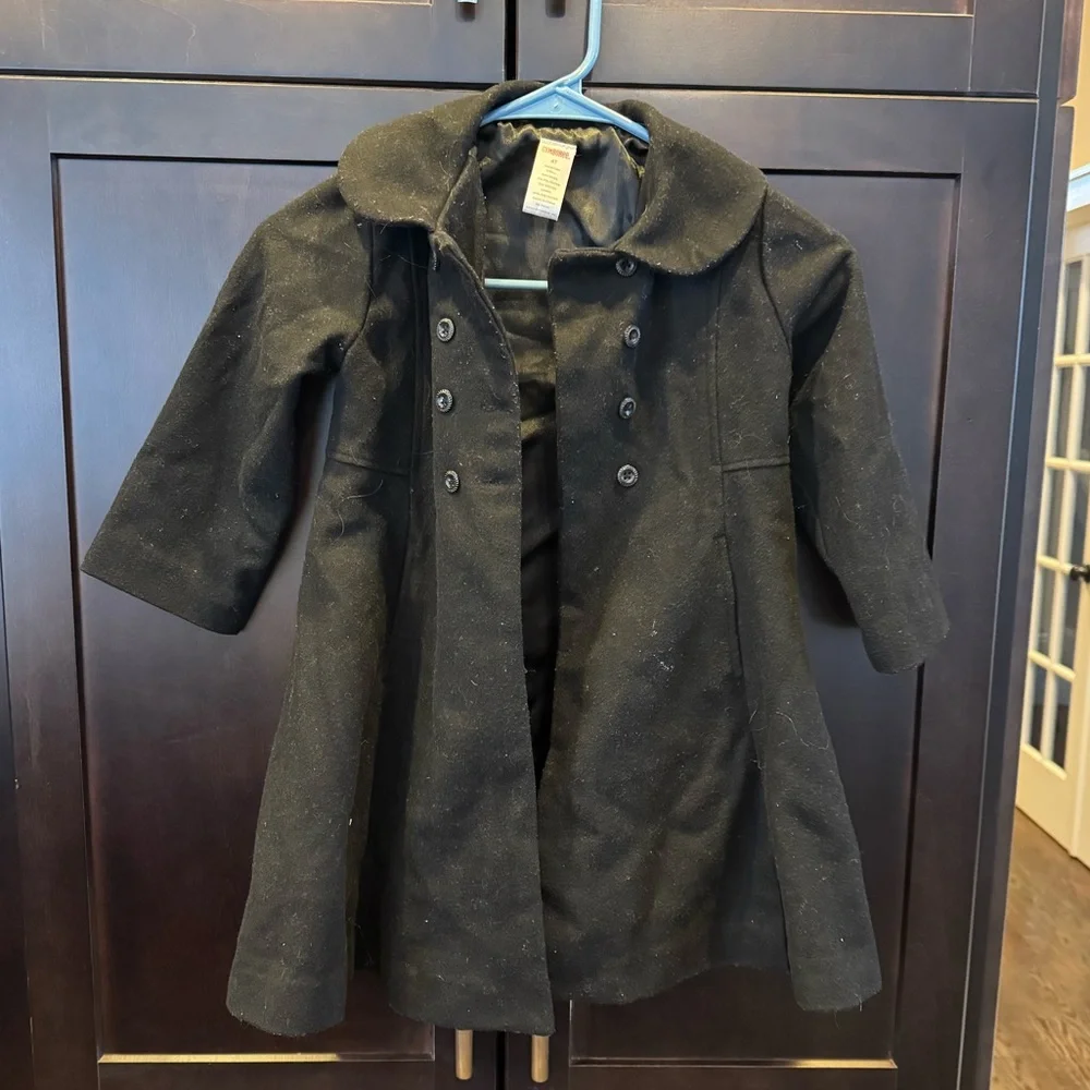Gymboree Classic Black Kids Pea Coat